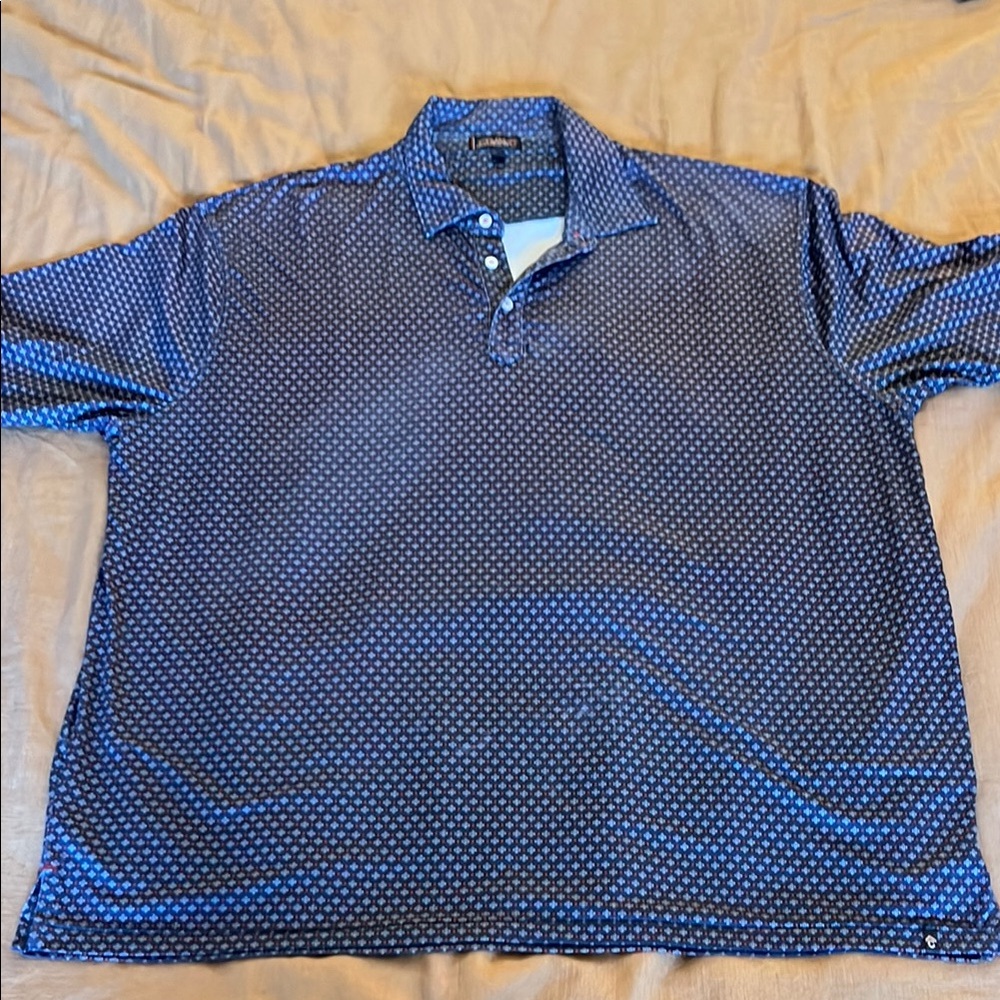Rafter C Patterned Polo Shirt XXL